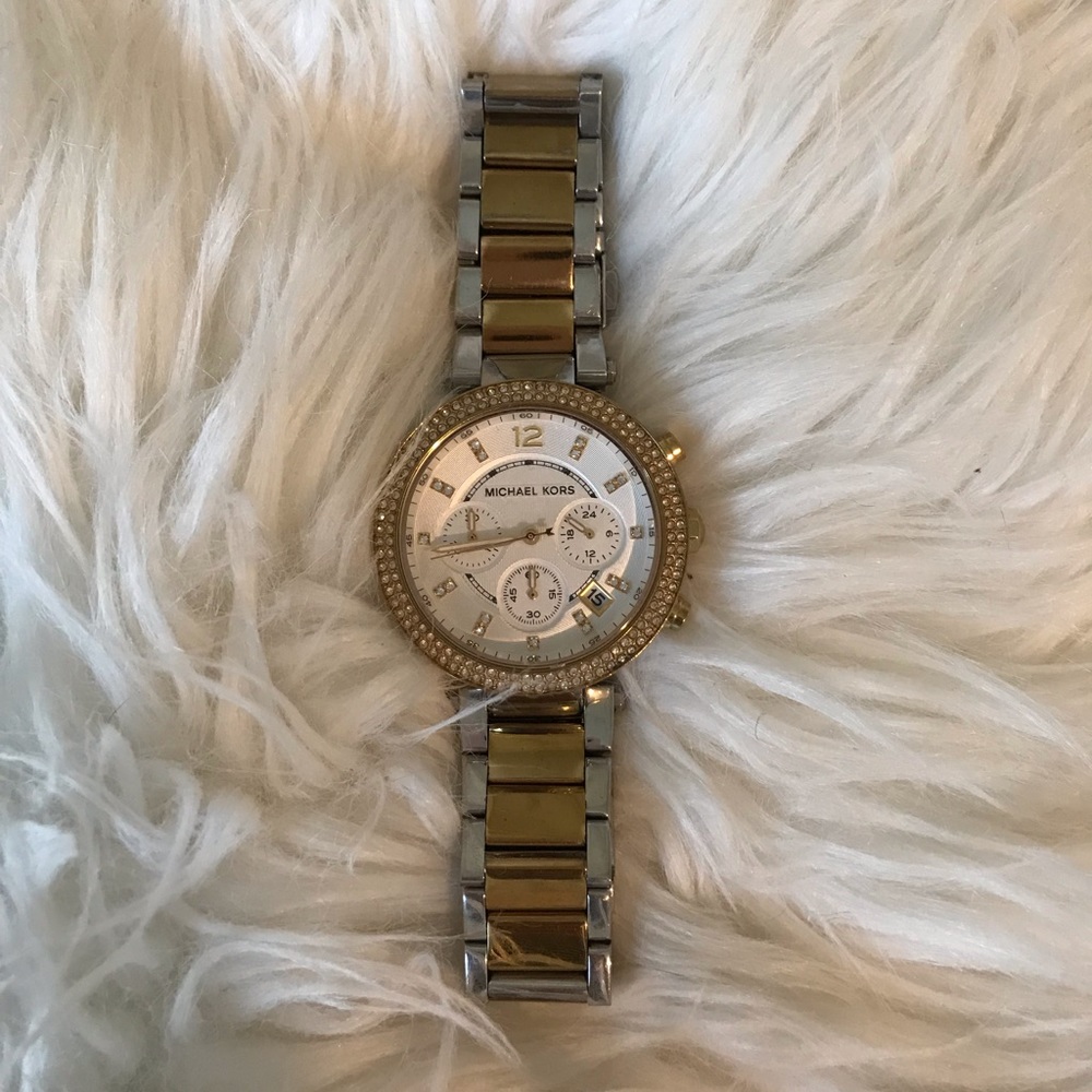 Two-tone MK watch